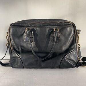 Tumi leather briefcase/laptop bag